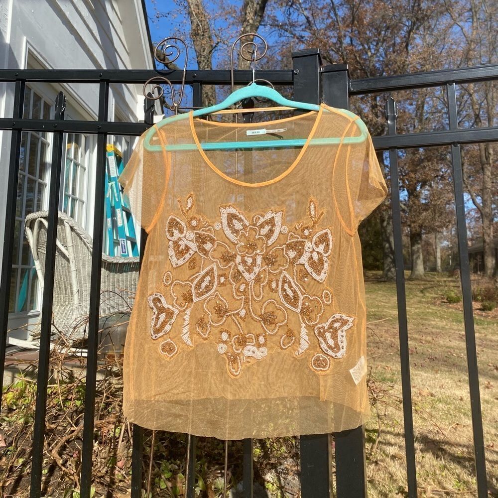 Kimchi Blue Beaded Top